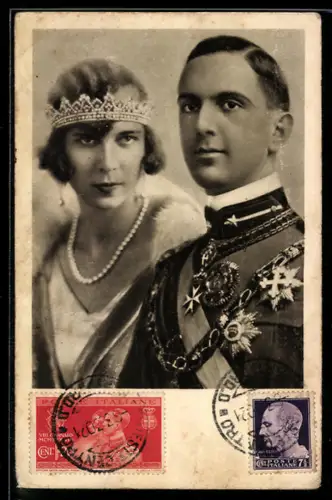 AK Umberto di Savoia e Maria José del Belgio