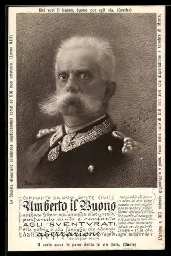 AK Umberto il Buono, Portrait