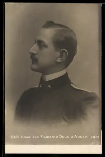 AK Emanuele Filiberto Duca d`Aosta, Portrait