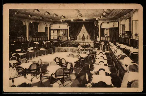 AK Dresden, Regina-Palast, Tanz-Kabarett in der Waisenhausstrasse 22, Innenansicht