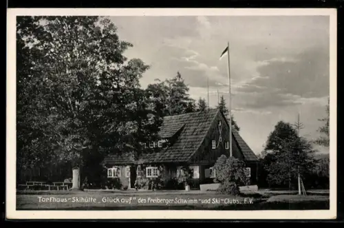 AK Holzhau i. Erzgeb., Torfhaus-Skihütte Glück auf des Freiberger Schwimm- und Ski-Clubs e.V.