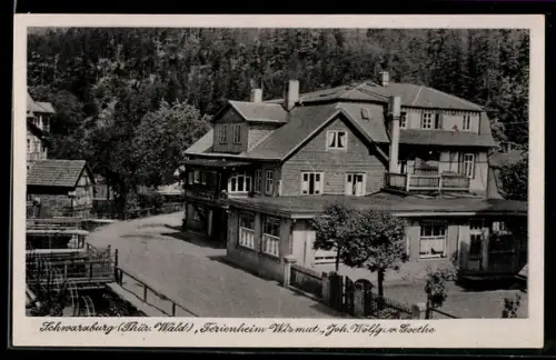 AK Schwarzburg, Gasthaus Sächsischer Hof