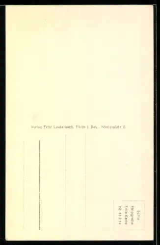 AK Ansbach, In der Uzstrasse, VW Käfer