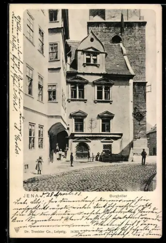 AK Jena, Blick zum Burgkeller