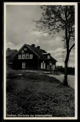AK Braunlage /Harz, Gasthaus Oderbrück
