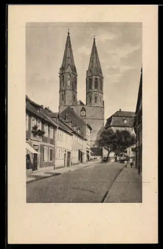 AK Heiligenstadt, Liebfrauenkirche mit Stubenstrasse