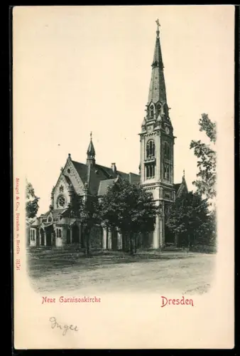 AK Dresden-Neustadt, Neue Garnisonkirche