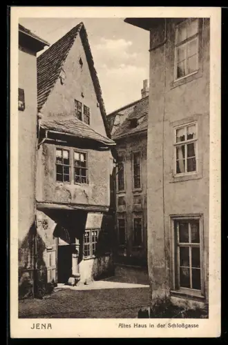 AK Jena, Altes Haus in der Schlossgasse