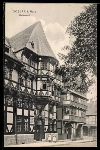AK Goslar i. Harz, vor dem Standesamt