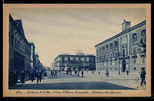 AK Bari, Palazzo di Città, Corso Vittorio Emanuele, Palazzo del Governo