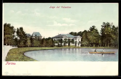 AK Torino, Lago del Valentino con barca a remi