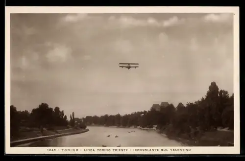 AK Torino, Linea Torino Trieste, idrovolante sul Valentino