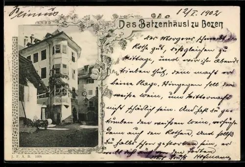 AK Bozen, Gasthof Batzenhäusl zu Bozen
