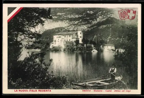 AK Trento, Dintorni, Castel Toblino col Lago