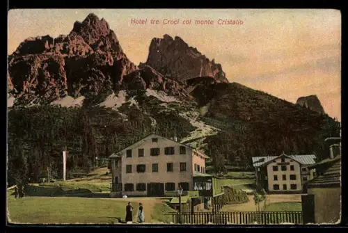 AK Tre Croci, Hotel tre Croci col monte Cristallo