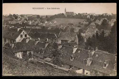 AK Beaucourt, Vue Générale