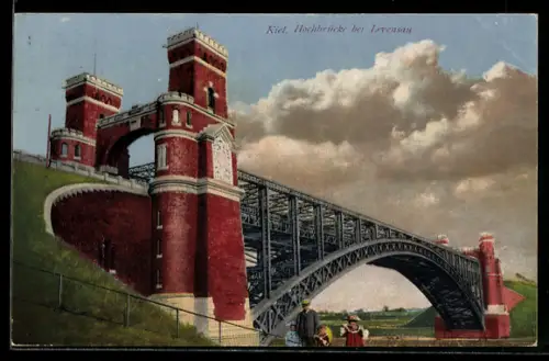 AK Kiel, Hochbrücke bei Levensau