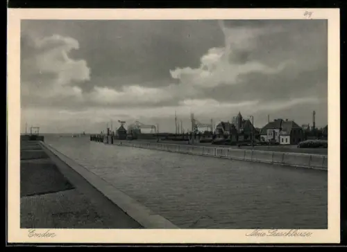 AK Emden, Neue Seeschleuse