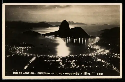 AK Rio de Janeiro, Botafogo visto do Corcovado a Noite