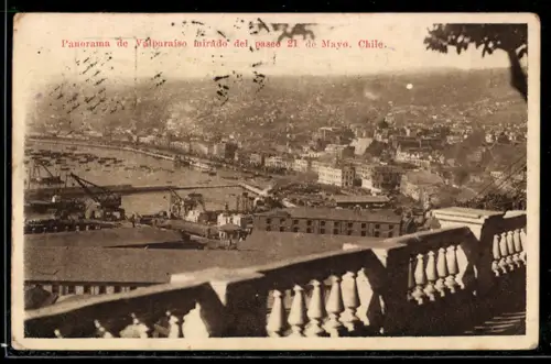AK Valparaiso, Panorama, mirado del paseo 21 de Mayo