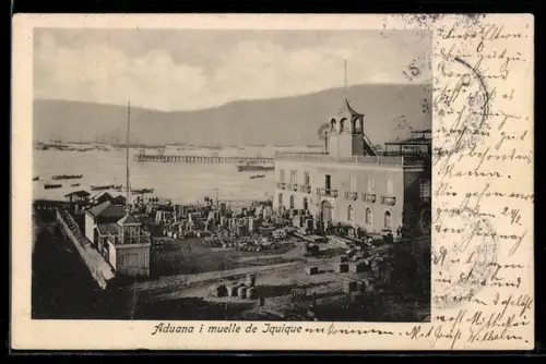 AK Iquique, Aduana i muelle