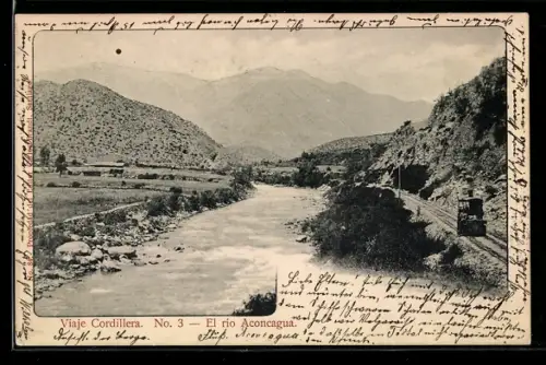 AK Chile, Viaje Cordillera, El rio Aconcagua