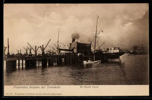AK Valparaiso, Valparaiso despues del Terremoto, El Muelle Fiscal