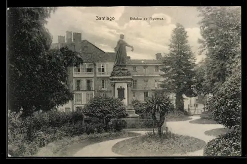 AK Santiago, Estatua de Figueroa
