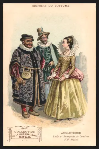 Sammelbild Gentilly-Paris, Les Etablissements Byla Jeune, Lady et Bourgeois de Londres