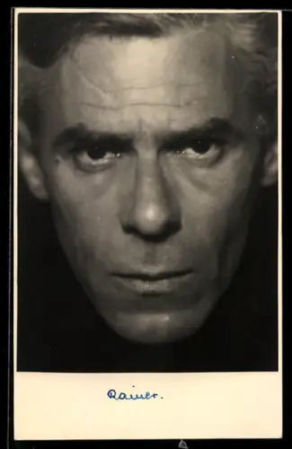 AK Theaterschauspieler Luis Rainer im Portrait