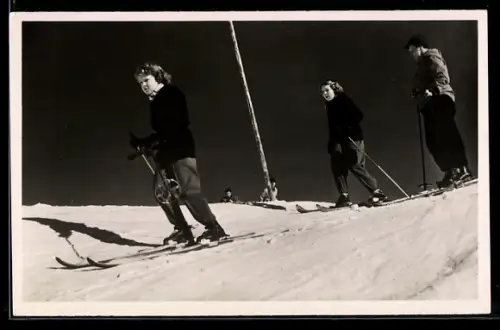 AK Sankt-Anton, Prinses Beatrix en Prinses Irene, 1951