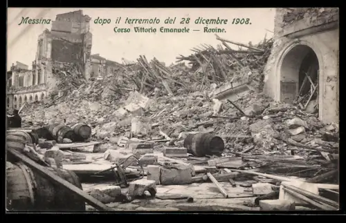 AK Messina, Il Porto, Erdbeben