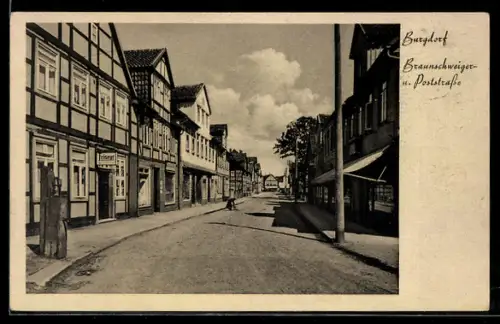 AK Burgdorf, Braunschweiger- und Poststrasse