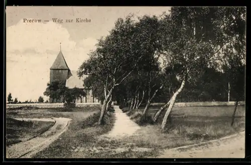 AK Prerow, Weg zur Kirche