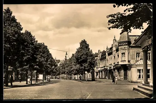 AK Senftenberg /Niederlausitz, Bahnhofstrasse