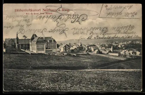 AK Neuhaus a. Rwg., Ortsansicht