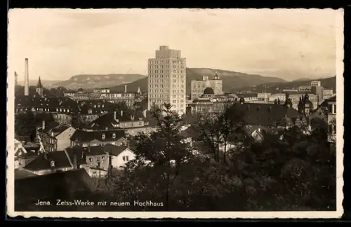 AK Jena, Zeiss-Werke m. neuem Hochhaus