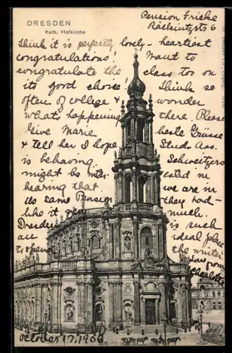 AK Dresden, Katholische Hofkirche