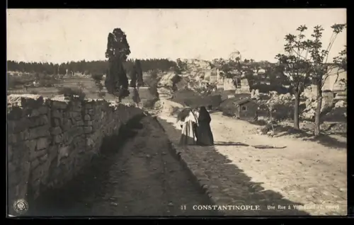 AK Constantinople, Une Rue A Yedi Koulé