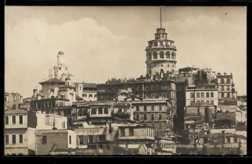 AK Constantinople, La Tour de Galata