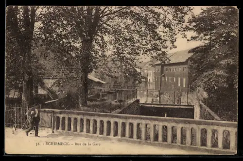 AK Schirmeck, Rue de la Gare