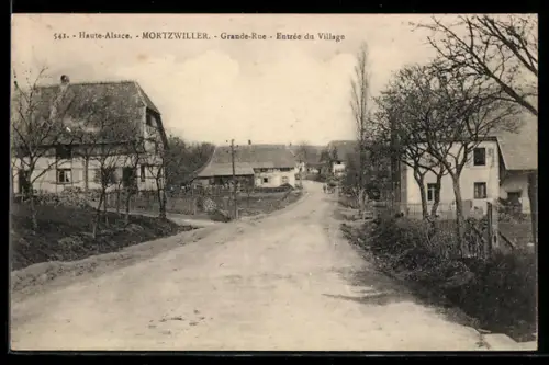 AK Mortzwiller, Grande-Rue, Entrée du Village