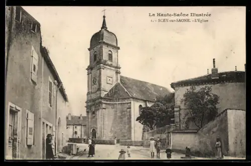 AK Scey-sur-Saone, L`Église