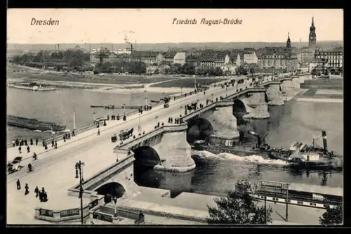 AK Dresden, Friedrich August-Brücke