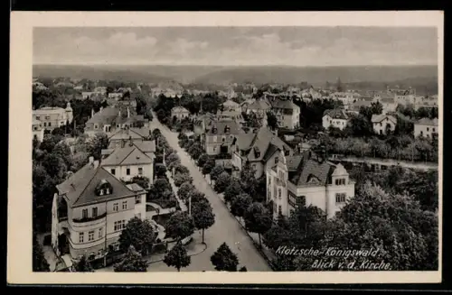 AK Dresden-Klotzsche, Blick von der Kirche