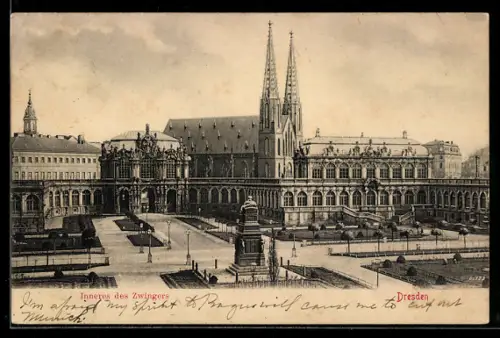 AK Dresden, Inneres des Zwingers