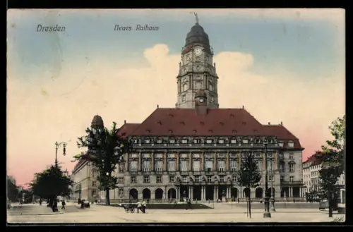 AK Dresden, Neues Rathaus