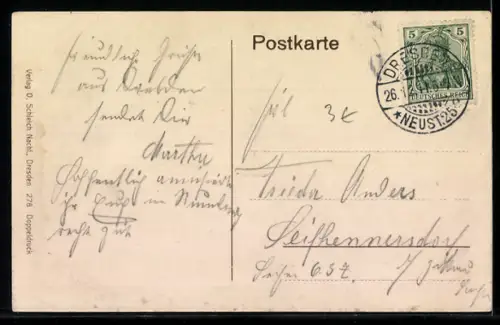 AK Dresden, Neues Rathaus