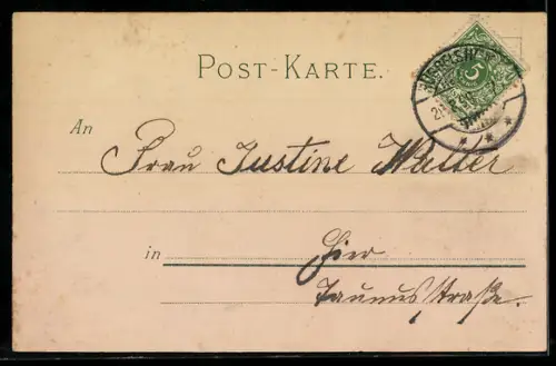 AK Portrait eines Schutzengels