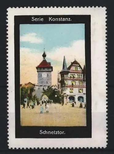 Reklamemarke Konstanz, Schnetztor, Ortsansicht